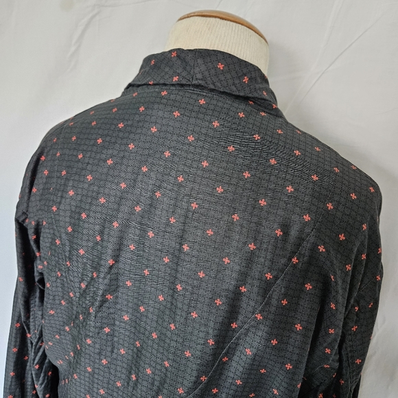 Vintage Mailliards Fleur-de-lis Robe - Picture 5 of 10